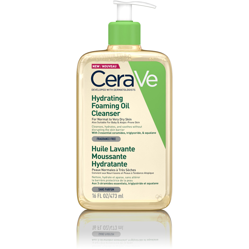 Hydrating Foaming Oil Cleanser, 473 ml CeraVe Ansiktsrengöring