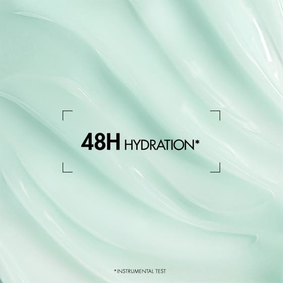 Biotherm Aquapower Advanced Gel 30 ml återfuktande gel med Biotech Plankton, Ceramider och Vitamin B5 i blå bubblor.