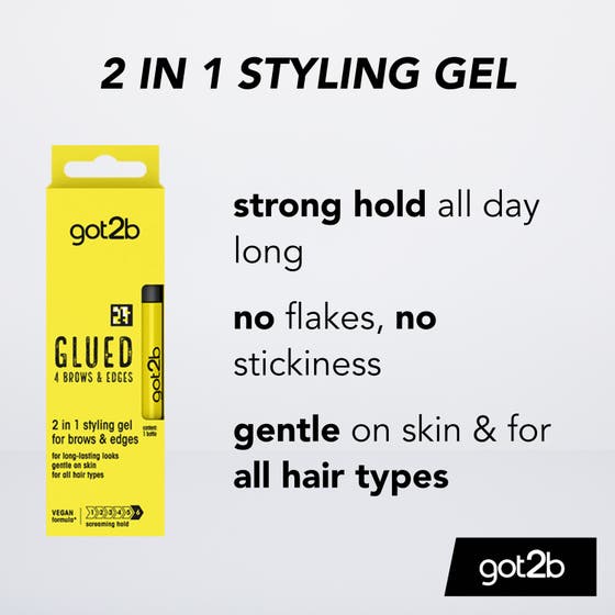 Glued 4 Brows & Edges