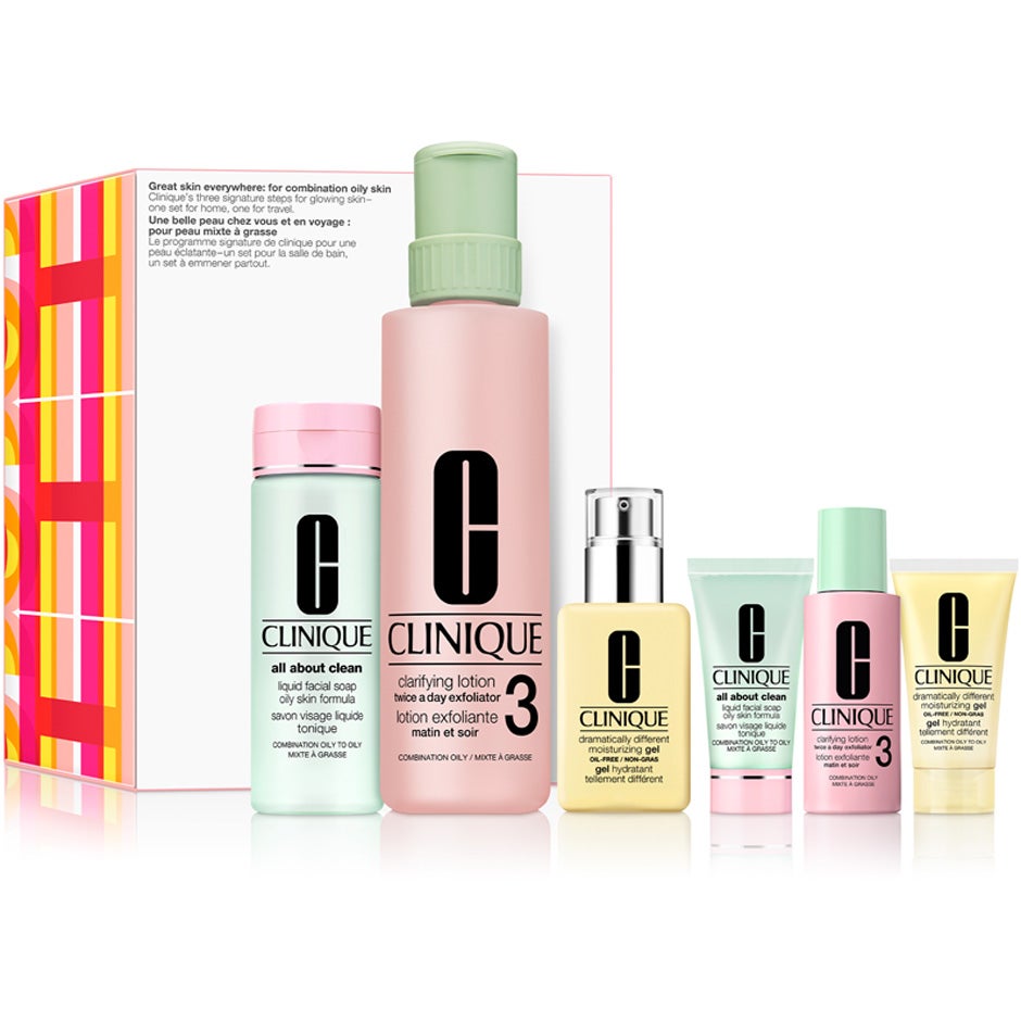 Great Skin Everywhere: For Combination Oily Skin Set,  Clinique Set / Boxar