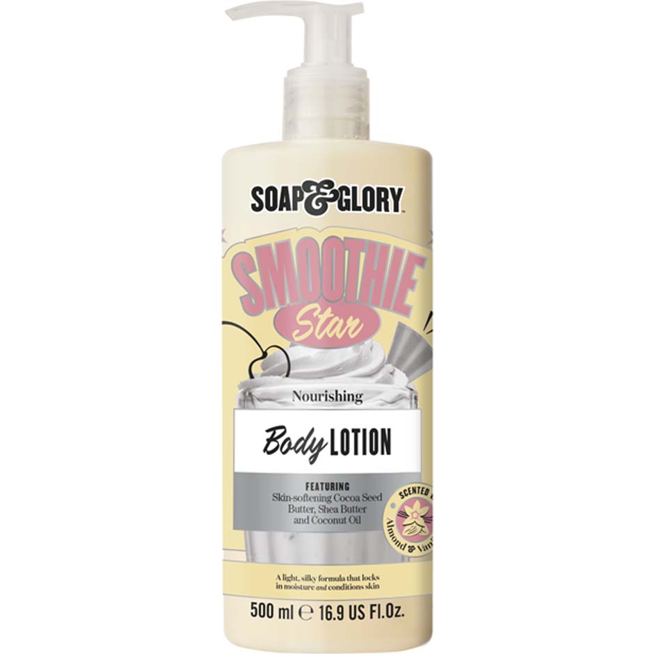 Smoothie Star Body Lotion for Softer and Smoother Skin, 500 ml Soap & Glory Body Cream