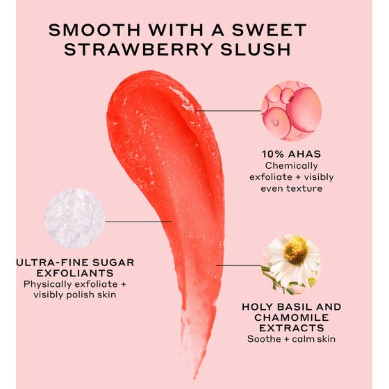 Transform Strawberry Smoothing Scrub