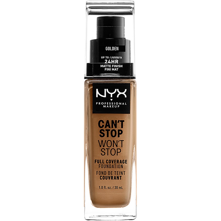 NYX Professional Makeup Can't Stop Won't Stop Foundation Golden - 30 ml