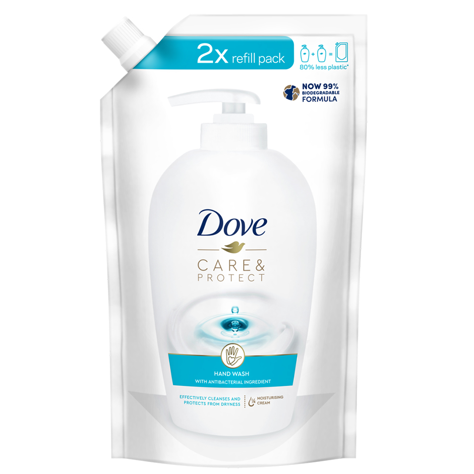 Care & Protect Liquid Handwash, 500 ml Dove Bad- & Duschcreme