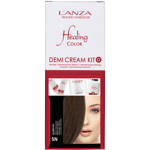 L'ANZA Healing Color Demi Cream Kit, 5N Ljusbrun