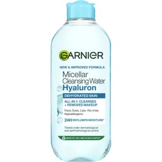 Garnier SkinActive Micellar Aloe Water 400 ml alkoholfri ansiktsrengöring i genomskinlig plastflaska