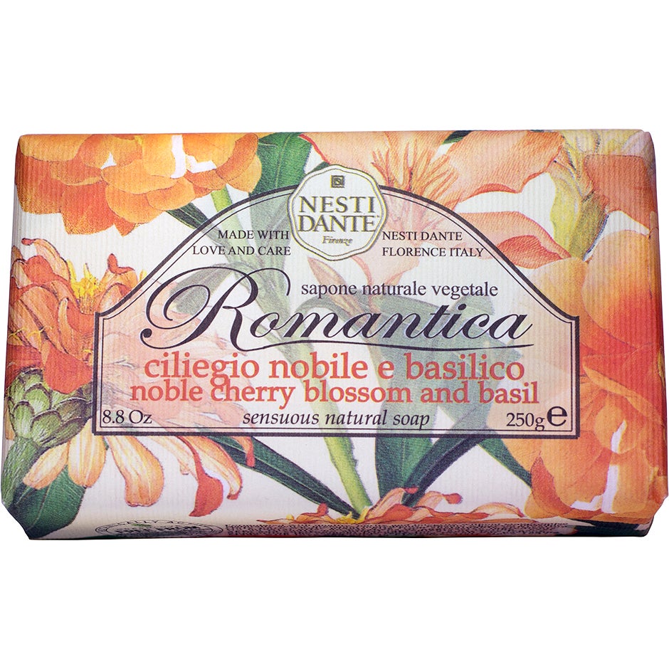 Romantica Noble Cherry Blossom & Basil, 250 g Nesti Dante Handvård