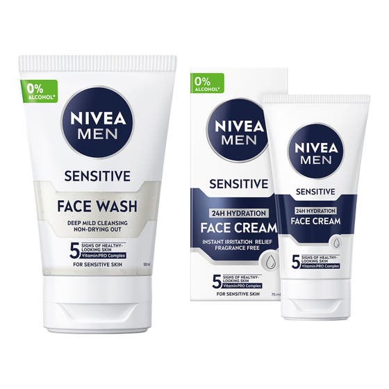 Mjuk Komfort - NIVEA:s Beprövade Vård för Män med Känslig Hy som Lätt Irriteras