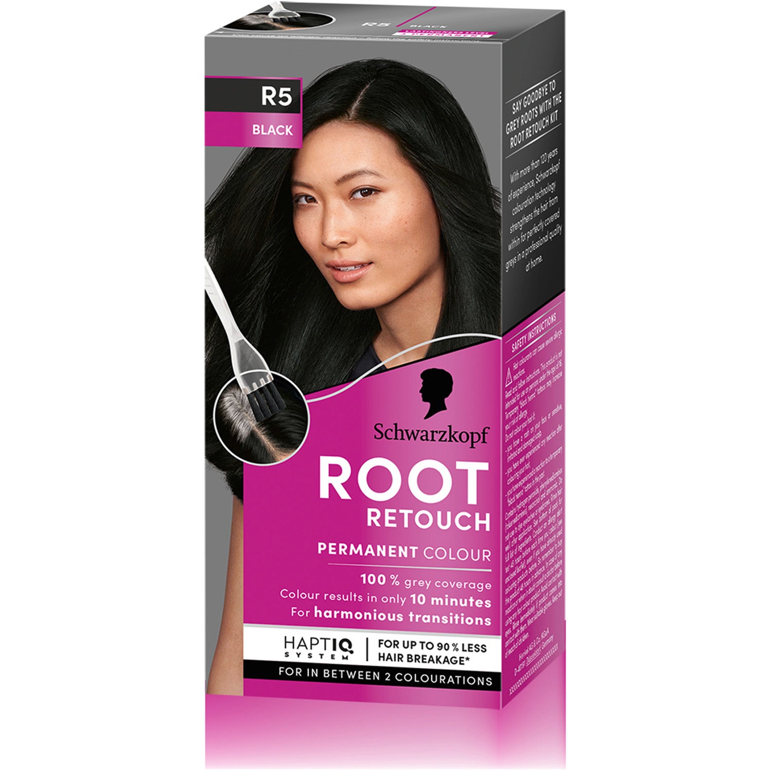 Schwarzkopf Schwarzkopf Root Retouch Permanent Color R5 Black - 1 pcs