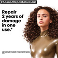 Absolut Repair Molecular Shampoo, Rinse-Out Serum & Leave-In