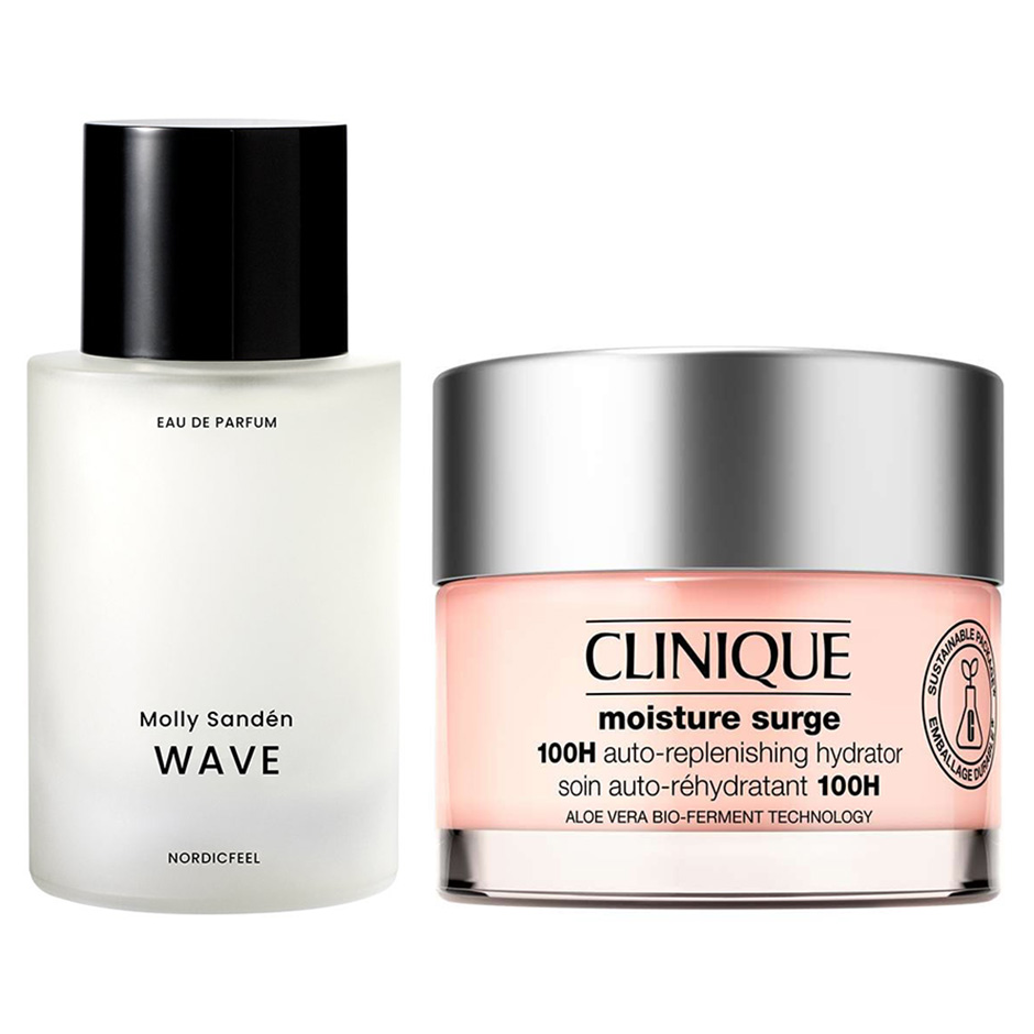 Wave & Clinique Moisture Surge Set, Molly Sandén by Nordicfeel Damparfym