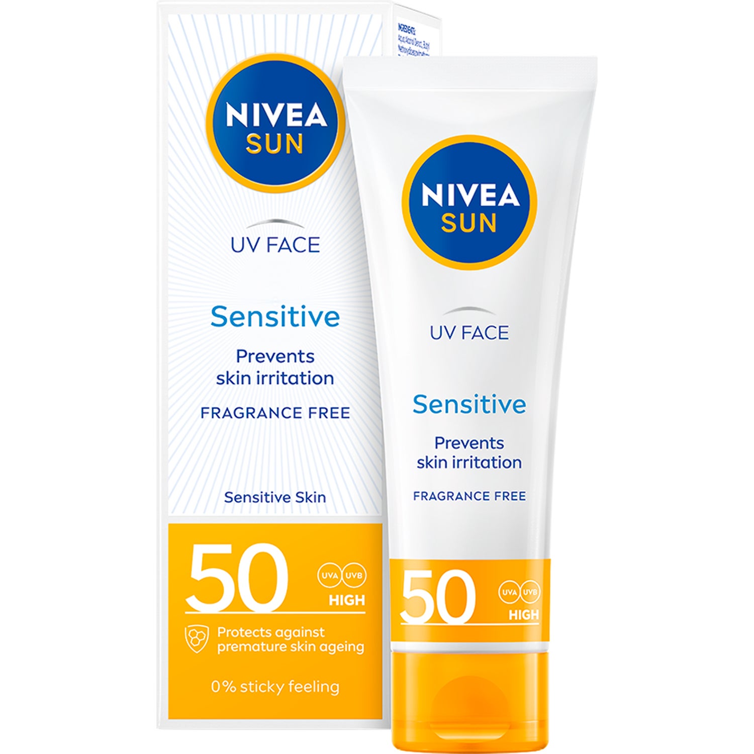 NIVEA UV Face Sensitive SPF 50 50 ml