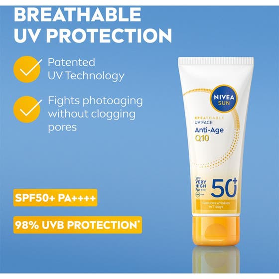 UV Face Anti-Age Q10 Cream SPF 50+