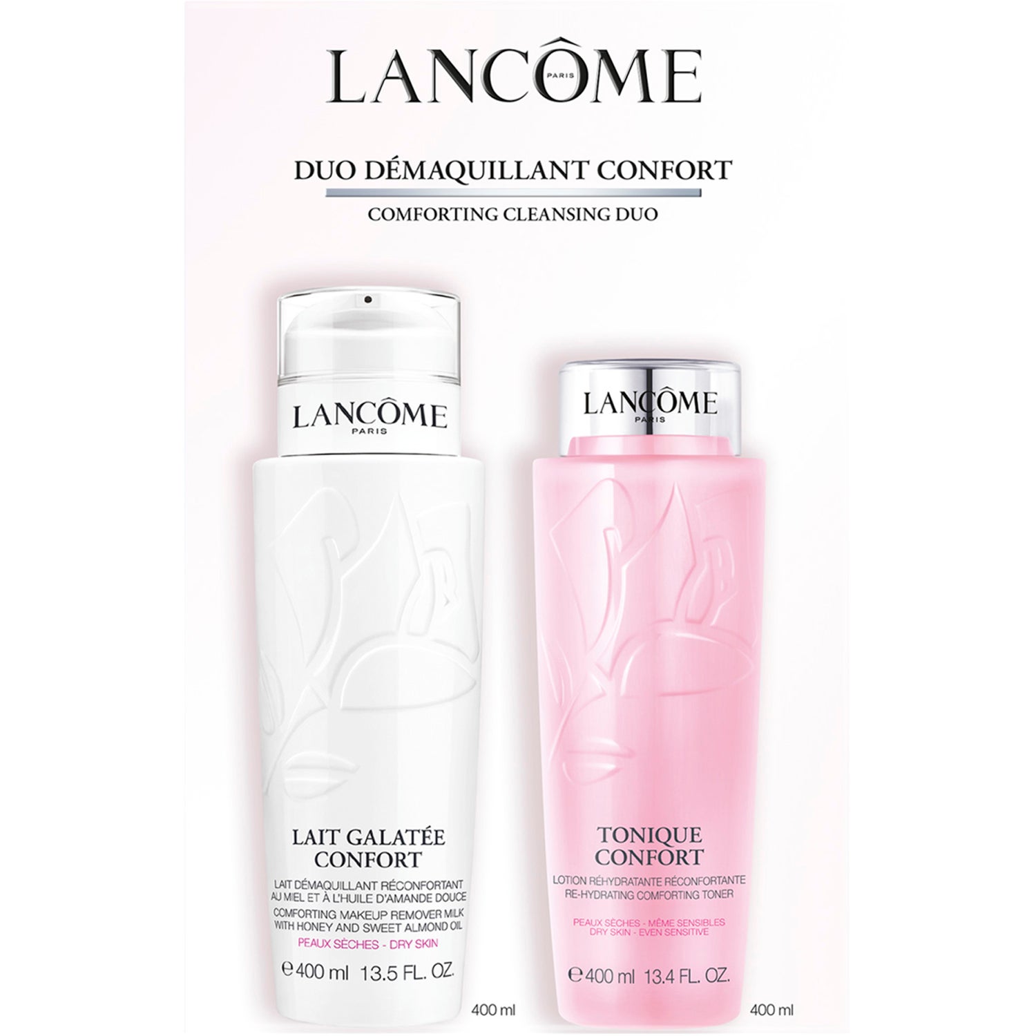 Lancôme Jumbo Confort Cleansers Set 400 ml + 400 ml - 800 ml