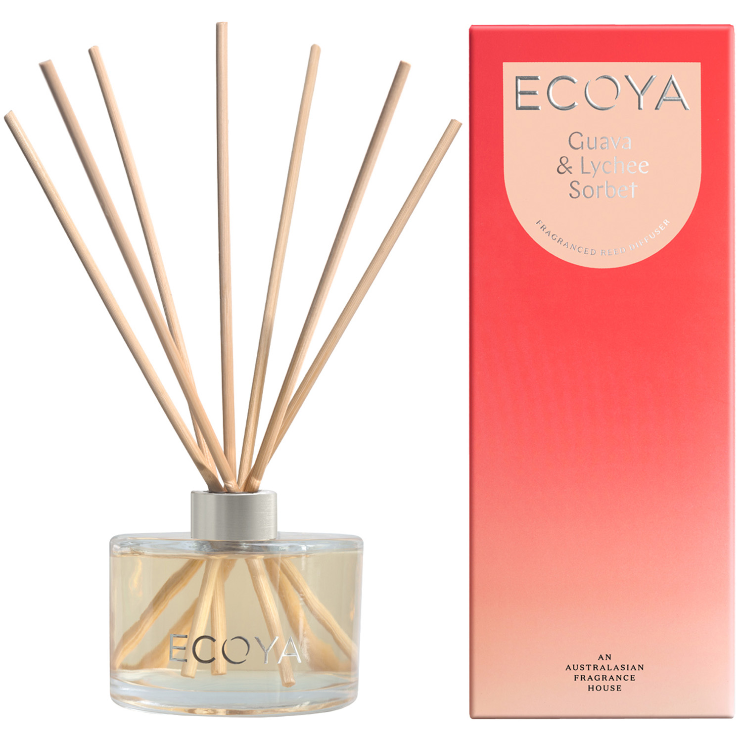 Ecoya Guava Lychee Sorbet Fragrance Sticks 200 ml