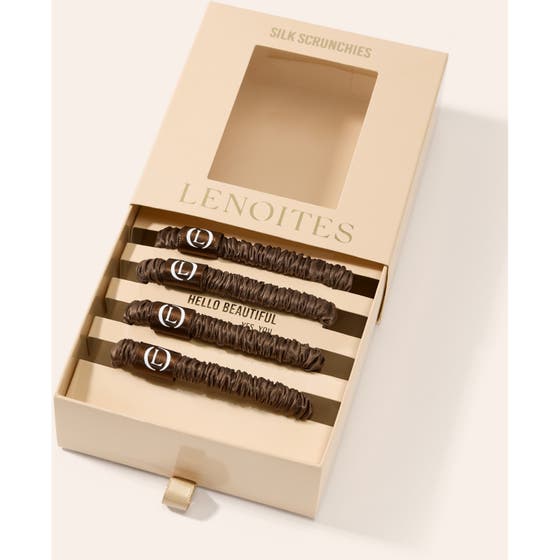 Mulberry Silk Skinny Scrunchies