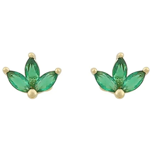 Snö of Sweden London small ear gold/green