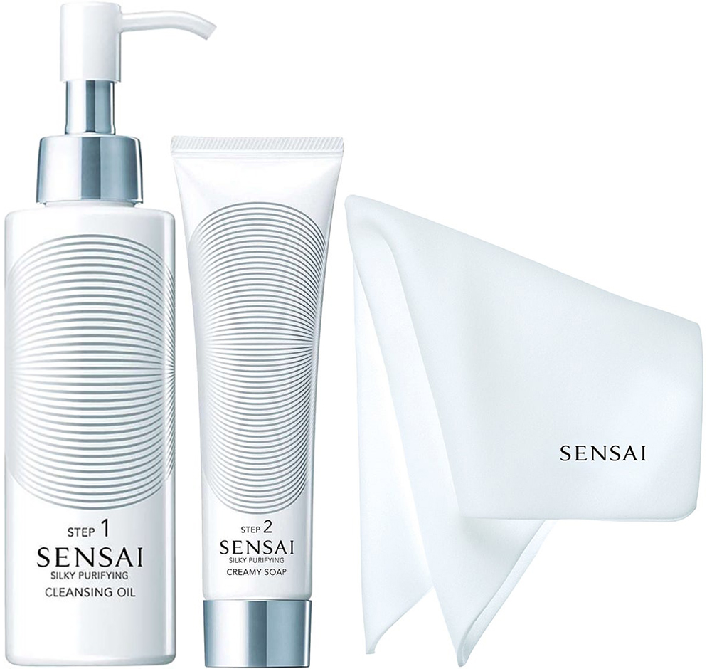 Silky Purifying Cleansing Routine, Sensai Set / Boxar