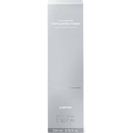 Babor DOC Instant Exfoliating Toner 200 ml Babor ansiktsvatten i silverbox ger föryngring med AHA BHA