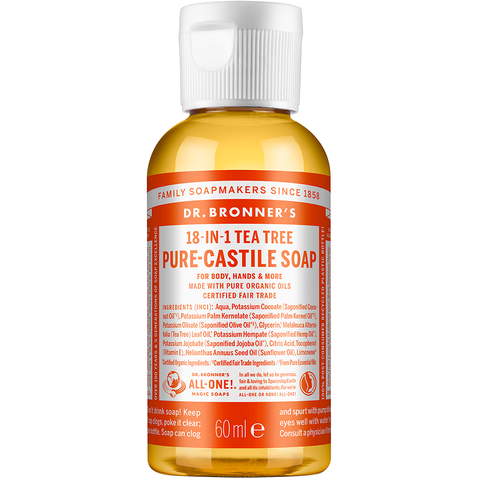 Magic Soaps Tea Tree, Tea Tree 60 ml Dr. Bronner's Bad-  Duschcreme