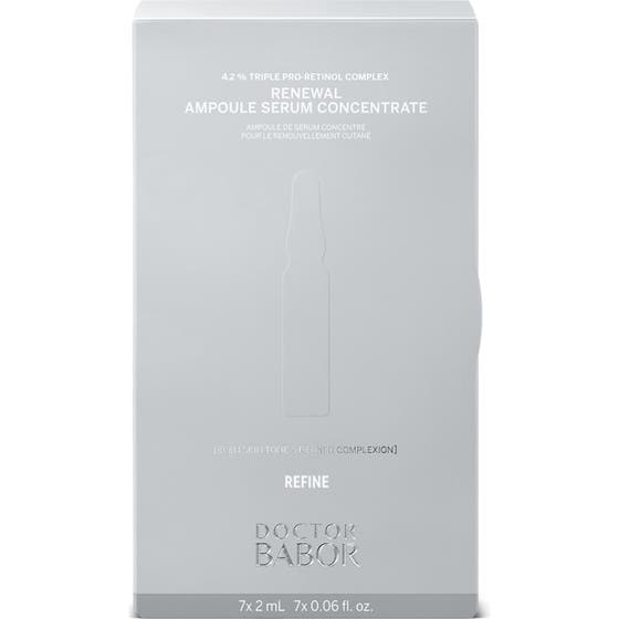 Babor DOC Renewal Ampoule Serum Concentrate 14 ml ampull antiaging behandling med sju vita glasampuller i grå ask
