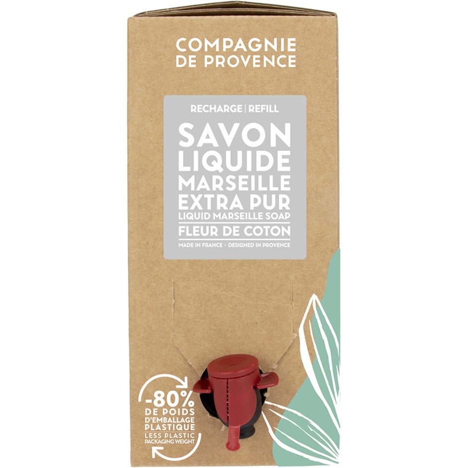 Compagnie de Provence Liquid Marseille Soap Refill Cotton Flower 3000 ml