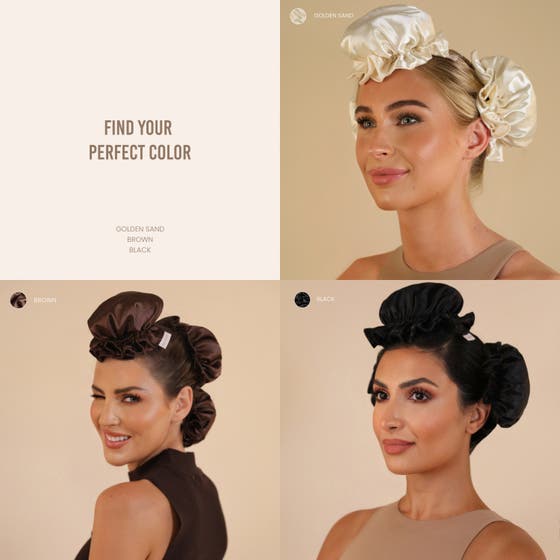 Heatless Curling Rods with Caps 3-Pack Set