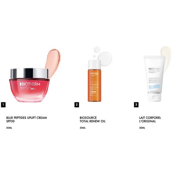 Blue Peptides Uplift Cream SPF30 Holiday Set 2025