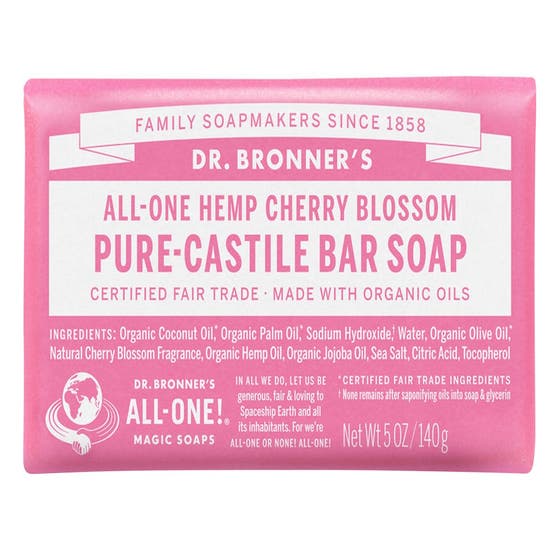 Dr. Bronner's Pure Castile Bar Soap Cherry Blossom