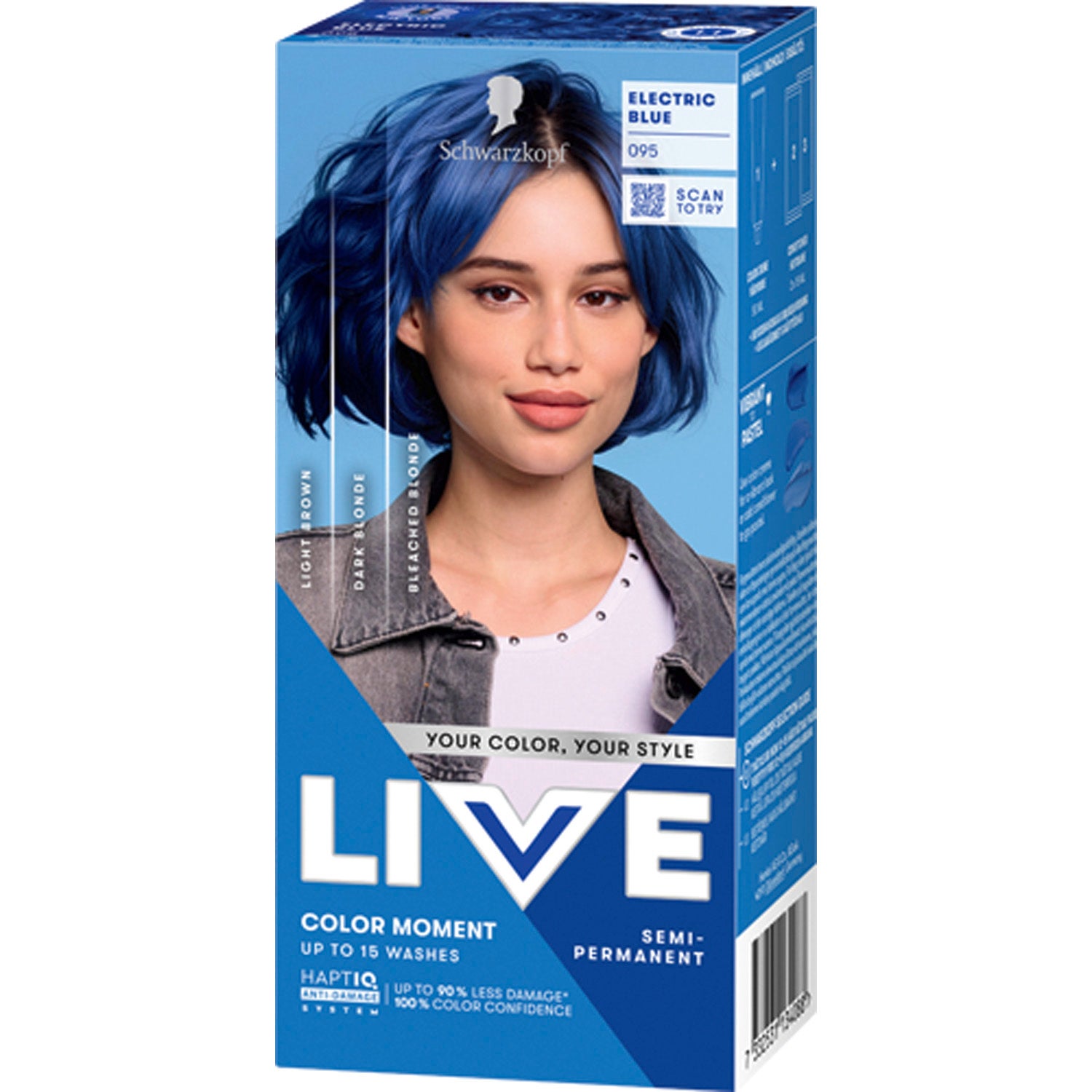 Schwarzkopf Schwarzkopf Live Color Moment 95 Electric Blue Semi-permanent - 1 pcs parfym
