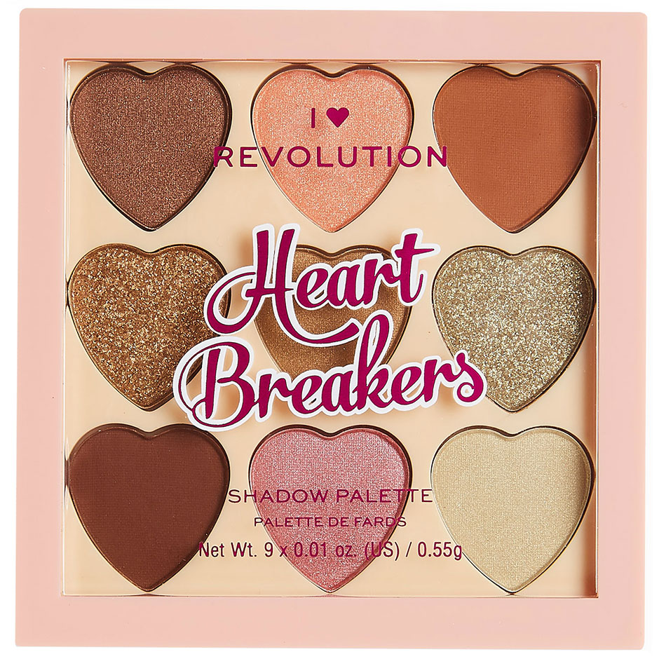 I Heart Heartbreakers Majestic Eyeshadow Palette, Makeup Revolution Ögonskugga