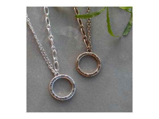 Joy Collection Necklace With Two Rows Big