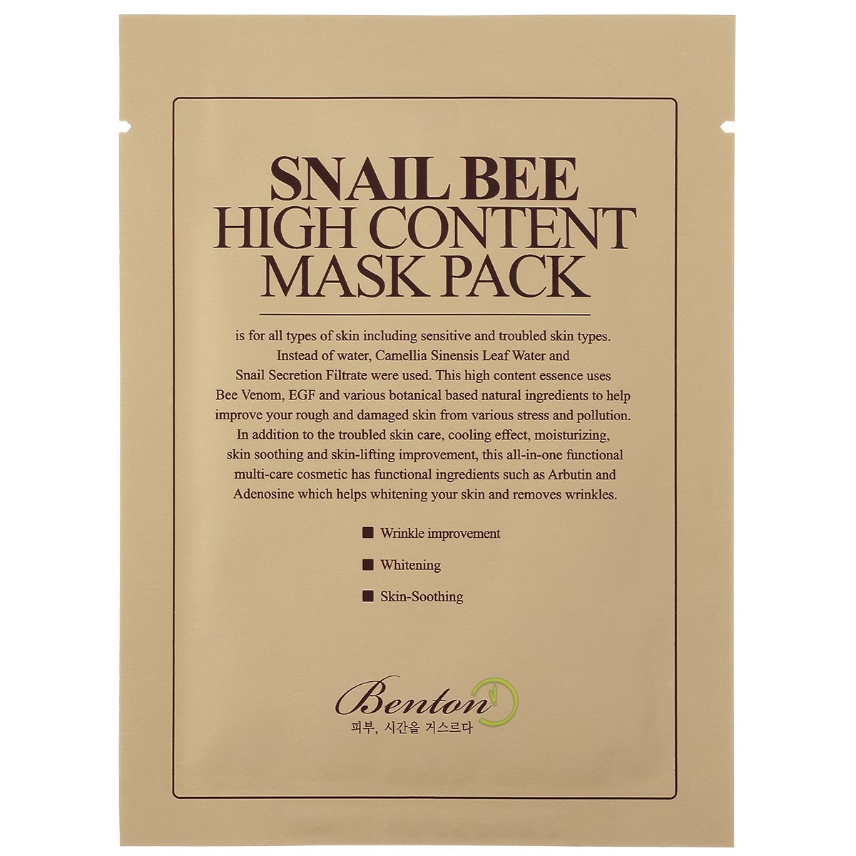 Benton Snail Bee High Content Mask Pack