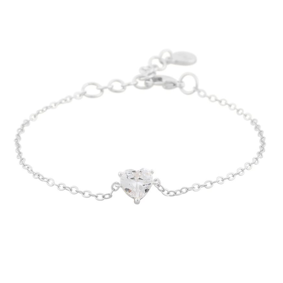 Sanne Small Heart Chain Brace 012 s/clear