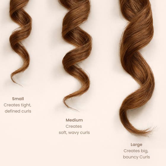 Heatless Curls in Mulberry Silk Medium