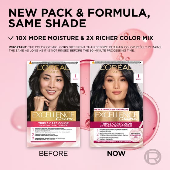 Excellence Crème 1 Svart