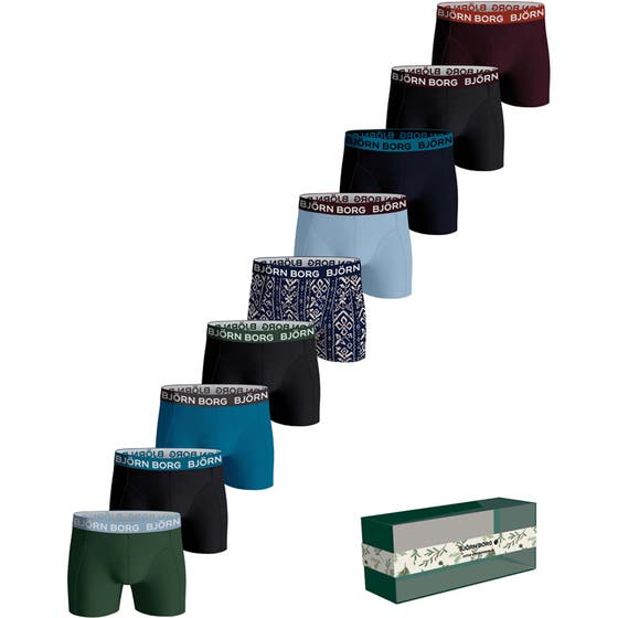 9 pk Cotton Stretch Boxer MP001