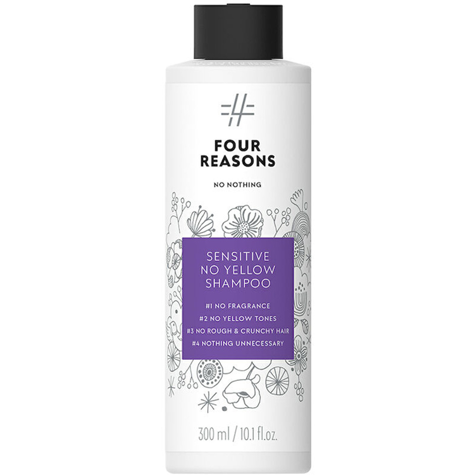 Sensitive No Yellow, 300 ml Four Reasons Schampo