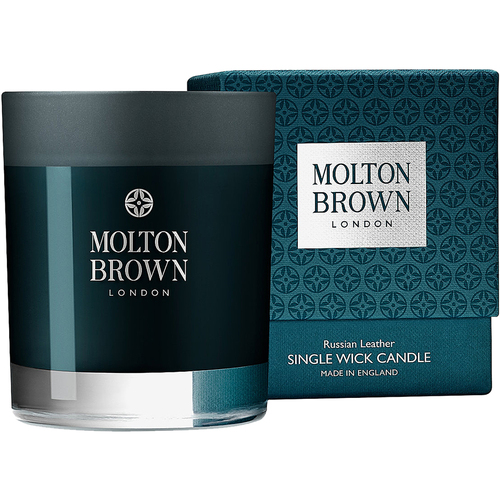 Molton Brown Russian Leather Single Wick Candle