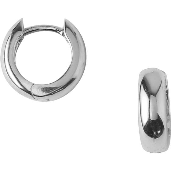 Mini Domed Huggie Hoops Earrings