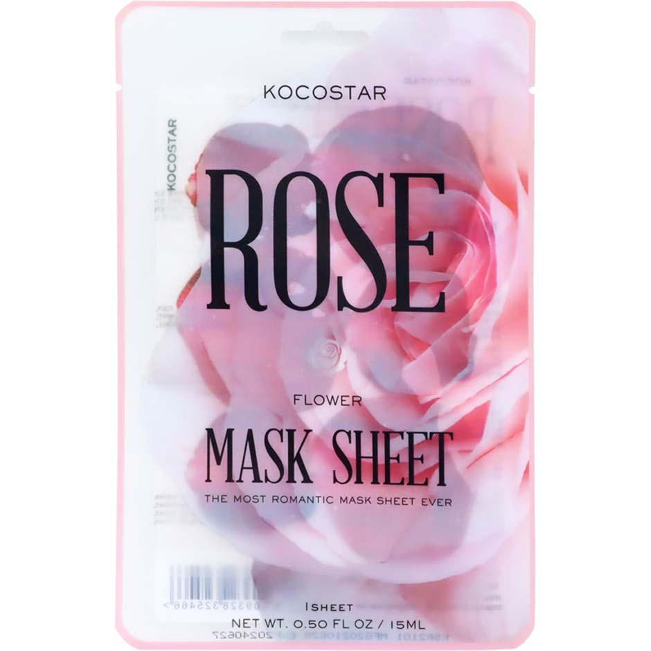 Flower Mask Sheet Rose (6 flowers), 24 g Kocostar Sheet Masks