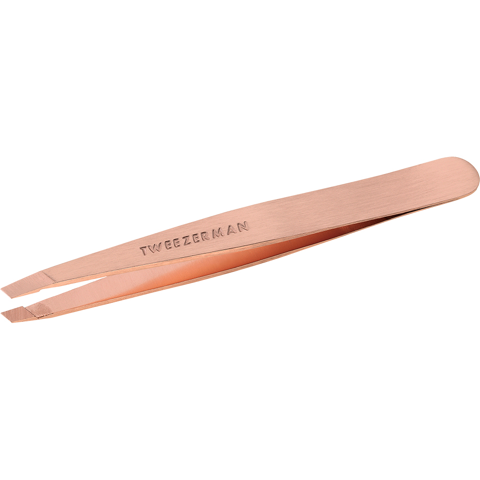 Rose Gold Slant Tweezer, 1 st Tweezerman Pincett