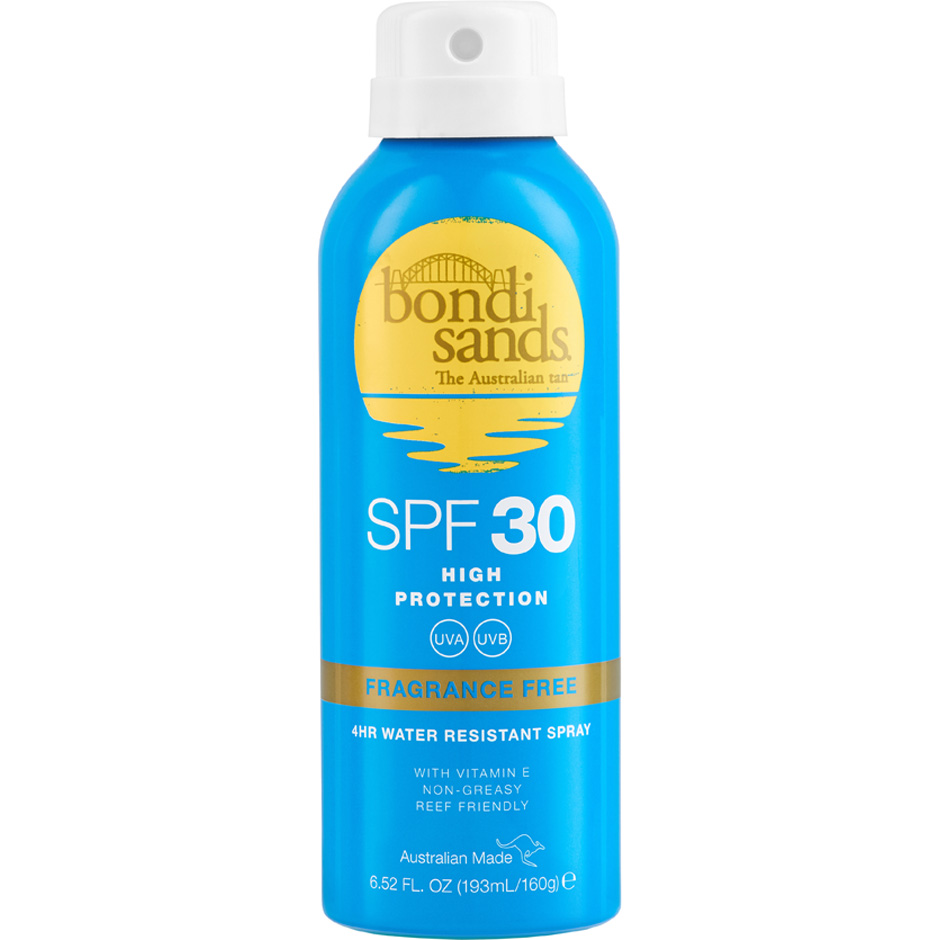 SPF30 Fragrance Free Aerosol Mist Spray, 160 g Bondi Sands Solskydd Kropp