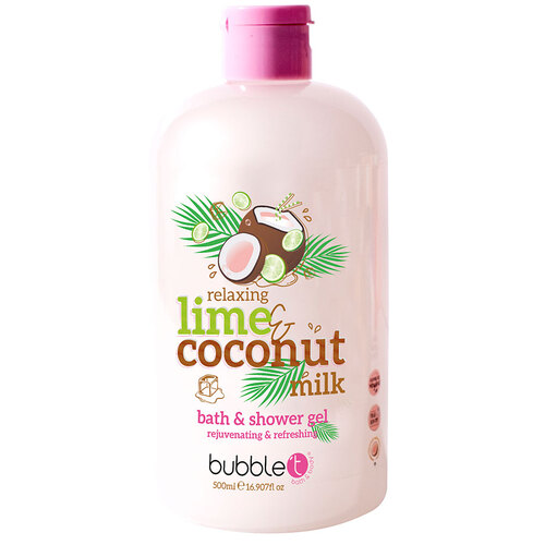 BubbleT Lime & Coconut Milk Smoothie Bath & Shower Gel