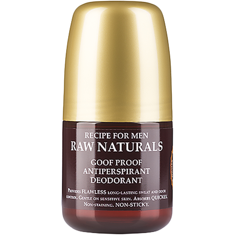 Raw Naturals Goof Proof Antiperspirant Deodorant, 60 ml Raw Naturals by Recipe for Men Herrdeodorant
