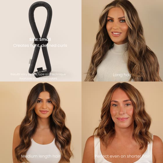 Heatless Curls in Mulberry Silk Small