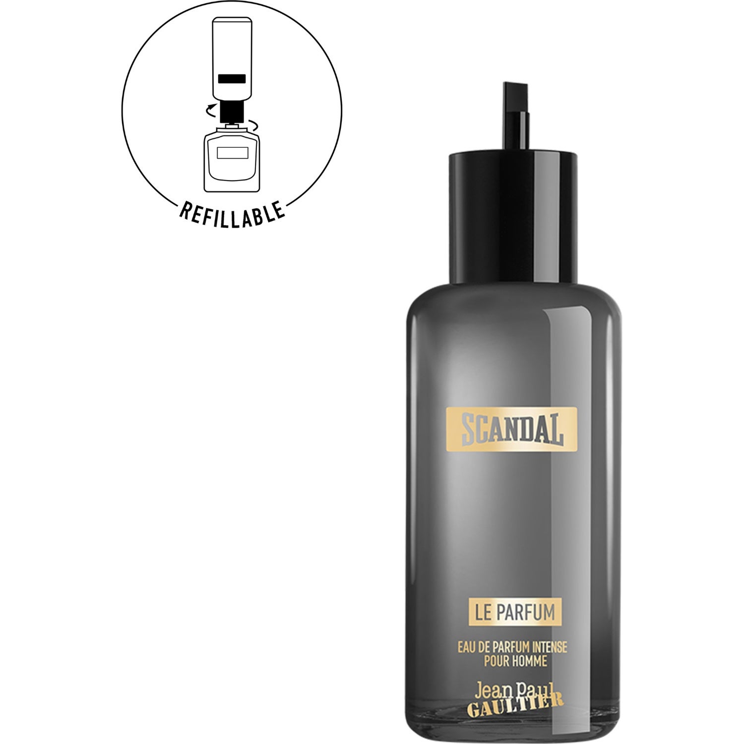 Jean Paul Gaultier JEAN PAUL GAULTIER Scandal Le Parfum Him EdP Refill - 200 ml - Refill parfym