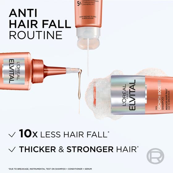 Elvital Growth Booster Hair Serum Duo