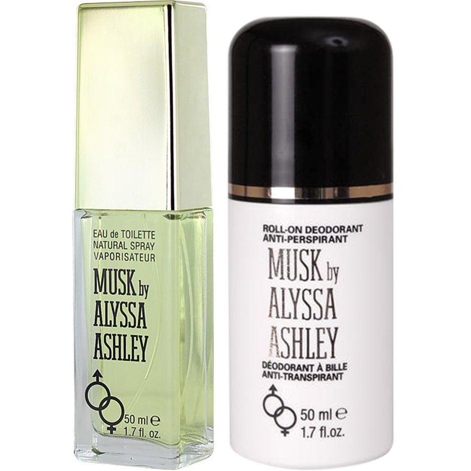 Alyssa Ashley Musk Duo EdT 50 ml, Roll-On Deodorant 50 ml