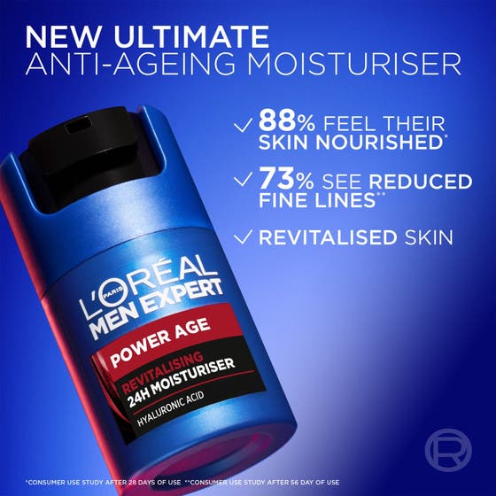 Kraftfull Anti-Age - L'Oréal:s Starkaste Anti-Age Vård för Män över 40